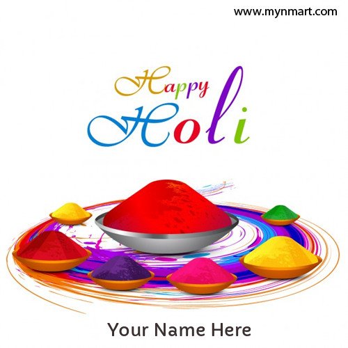 Happy Holi With Colors