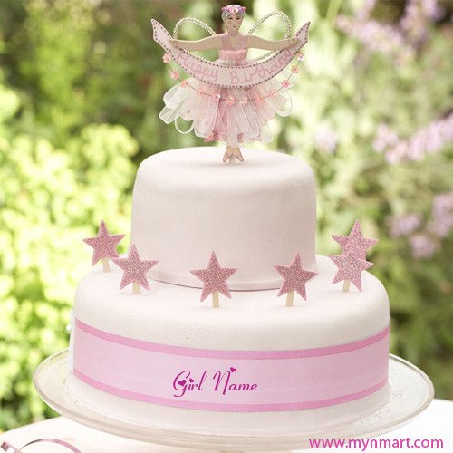 Pink Fairy Birthday Cake